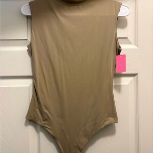 Tan Sleeveless Bodysuit